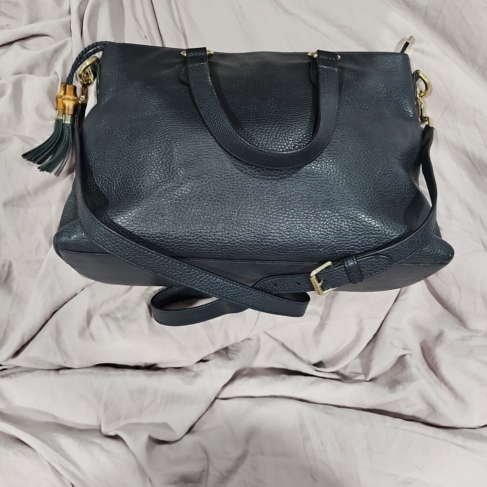Gucci Bamboo Tassel Tote Bag / Cross Body